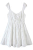 Load image into Gallery viewer, White Sleeveless Graduation Dress