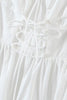 Load image into Gallery viewer, White Sleeveless Graduation Dress