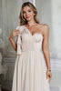 Load image into Gallery viewer, Apricot A-Line One Shoulder Corset Party Dress