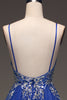 Load image into Gallery viewer, A Line Royal Blue Long Prom Dress With Appliques