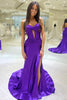 Load image into Gallery viewer, Sage Mermaid Sweetheart Long Prom Dress with Slit