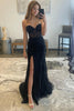 Load image into Gallery viewer, Mermaid Sweetheart Side Slit Long Prom Dress with Appliques