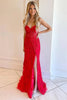 Load image into Gallery viewer, Mermaid Sweetheart Side Slit Long Prom Dress with Appliques