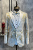 Load image into Gallery viewer, Champagne Peak Lapel Sequins Men&#39;s Prom Blazer