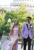 Load image into Gallery viewer, Light Purple Peak Lapel One Button 2 Piece Prom Suits