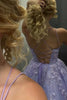 Load image into Gallery viewer, A-Line Spaghetti Straps Lilac Short Homecoming Dress With Appliques