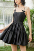Load image into Gallery viewer, A-Line Spaghetti Straps Black Corset Short Homecoming Dress