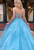 Load image into Gallery viewer, Princess Champagne Spaghetti Straps Prom Dress