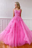 Load image into Gallery viewer, Princess Yellow Spaghetti Straps Prom Dress