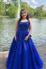 Load image into Gallery viewer, Princess Champagne Spaghetti Straps Prom Dress