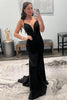 Load image into Gallery viewer, Sparkly Black Mermaid Long Prom Dress with Sequins