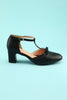 Load image into Gallery viewer, Leather Black Chunky Heels