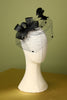 Load image into Gallery viewer, Black 1920s Feather Headband