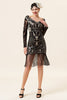Load image into Gallery viewer, Black Long Sleeves 1920s Dress