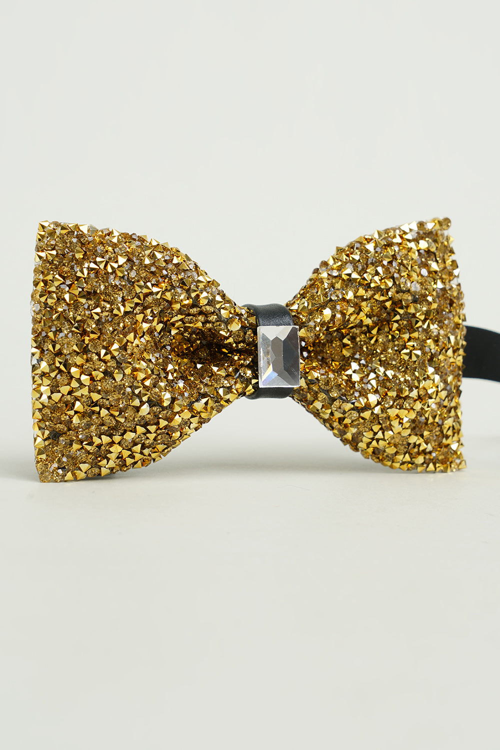 Golden Adjustable Bow Tie Formal Tuxedo Bowtie