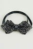 Load image into Gallery viewer, Black Rhinestones Adjustable Party Bow Ties