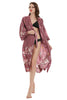 Load image into Gallery viewer, Grey Printed Kimono Bridal Party Robes