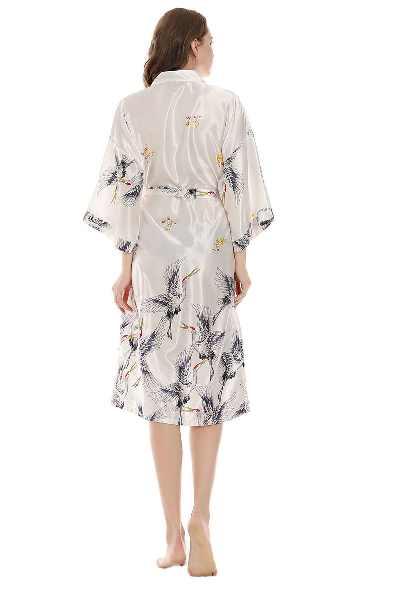 Load image into Gallery viewer, Blush Print Kimono Bridal Party Robes