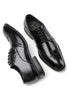 Load image into Gallery viewer, Brown Lace-Up Men&#39;s Leather Slip-On Dress Shoes