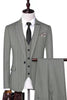 Load image into Gallery viewer, Stripe Black Notch Lapel 3 Piece Men Suits