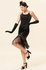 Load image into Gallery viewer, Fringed Vintage 1920s Sequin Dress