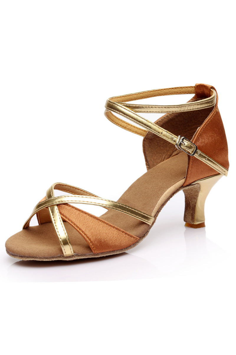 Load image into Gallery viewer, Blue Golden Pointed Sandal Heel