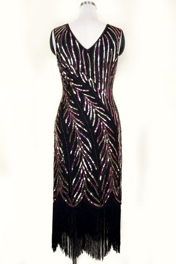 Sequin Great Gatsby Dress with Fringes