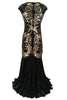 Load image into Gallery viewer, Long Sequin 1920s Gatsby Dress