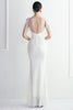 Load image into Gallery viewer, Apricot Open Back Sequins Prom Dress