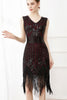 Load image into Gallery viewer, Fringes Glitter 1920s Flapper Dress with Sleeveless