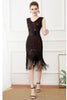 Load image into Gallery viewer, Fringes Glitter 1920s Flapper Dress with Sleeveless