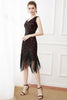 Load image into Gallery viewer, Fringes Glitter 1920s Flapper Dress with Sleeveless