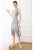 Load image into Gallery viewer, Fringes Glitter 1920s Flapper Dress with Sleeveless