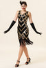 Load image into Gallery viewer, Luxury Sequins Tassel Banquet Golden 1920s Dress