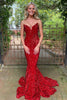 Load image into Gallery viewer, Black Sweetheart Mermaid Prom Dress