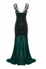 Load image into Gallery viewer, Navy Sequins 1920s Evening Party Dress