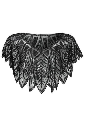 Sequin Glitter 1920s Cape