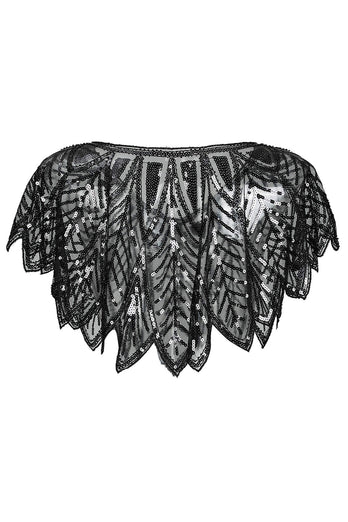 Sequin Glitter 1920s Cape