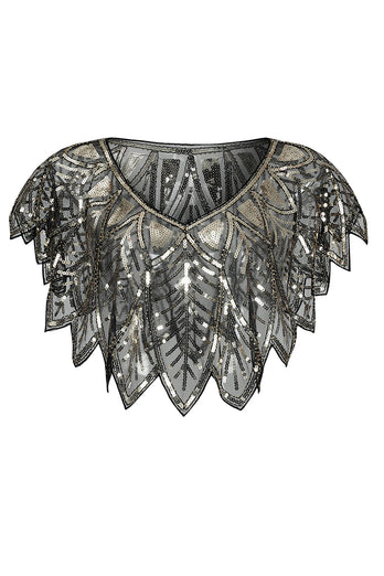 Sequin Glitter 1920s Cape