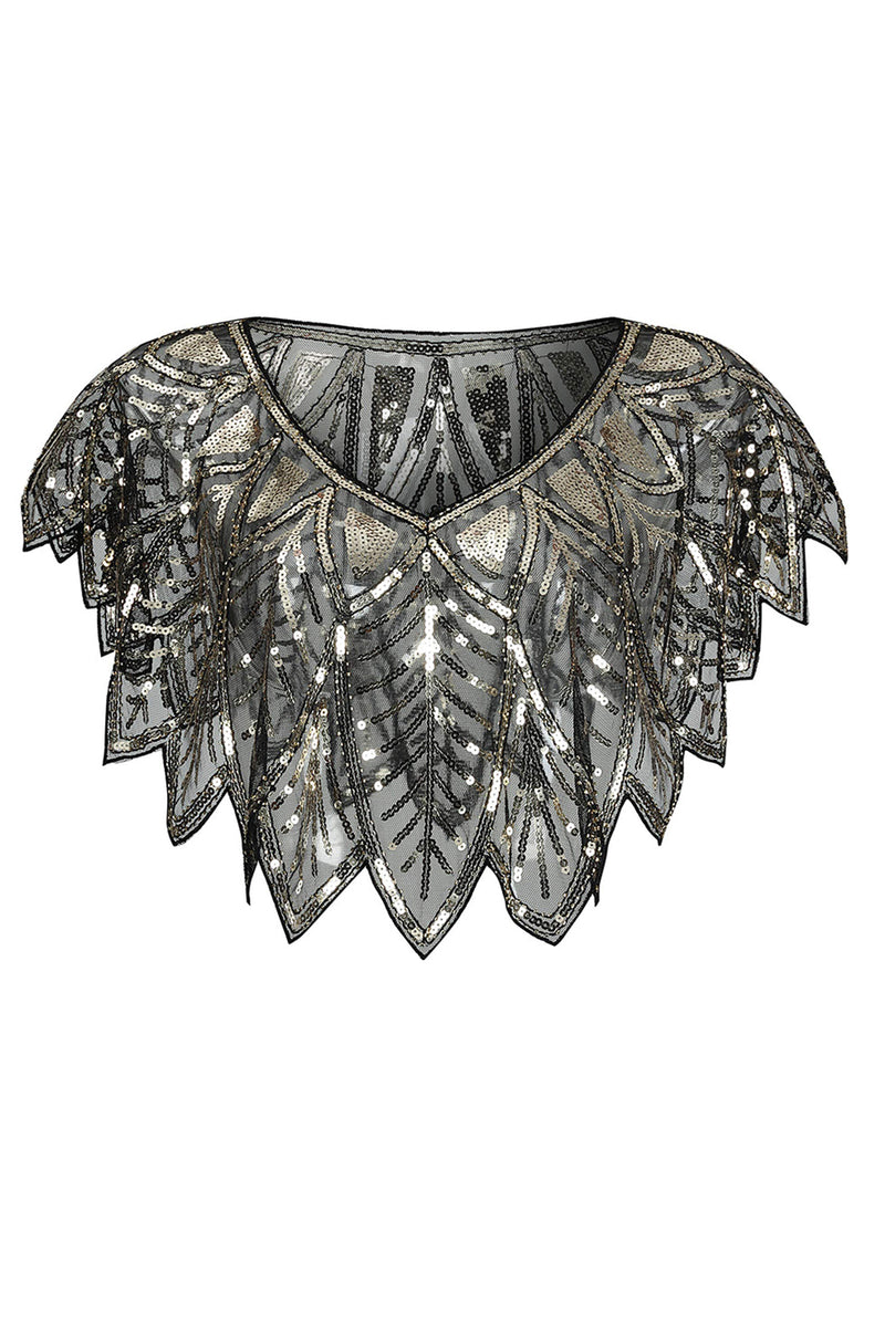 Load image into Gallery viewer, Sequin Glitter 1920s Cape