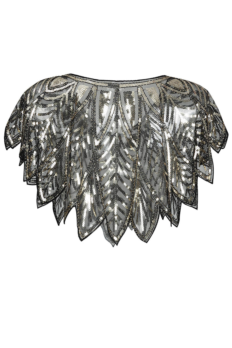 Load image into Gallery viewer, Sequin Glitter 1920s Cape