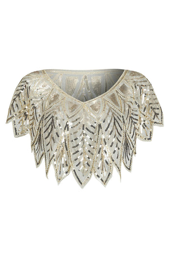 Sequin Glitter 1920s Cape