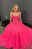 Load image into Gallery viewer, Coral A-Line Prom Dress with Appliques