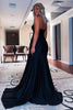 Load image into Gallery viewer, Black One Shoulder Mermaid Prom Dress