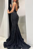 Load image into Gallery viewer, Sparkly Royal Blue Mermaid Long Prom Dress With Sequins