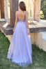 Load image into Gallery viewer, Lavender Tulle A-line Prom Dress with Beading