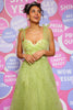 Load image into Gallery viewer, Light Green A-Line Prom Dress With Embroidery