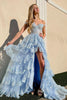 Load image into Gallery viewer, Dark Blue Off The Shoulder Tiered Prom Dress