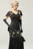 Load image into Gallery viewer, Champage Long Sequin 1920s Dress