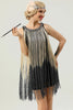 Load image into Gallery viewer, Black Sequin Sleeveless Cocktail Party Dress with Tassel